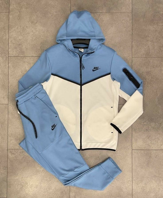 Nike Tech Fleece White/Blue